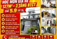 🔥 HÓC MÔN GIÁ RẺ – 127M² – 3 TẦNG BTCT – CHỈ 5.9 TỶ TL... Bán nhà riêng tại Đông Thạnh, Hồ Chí Minh 07