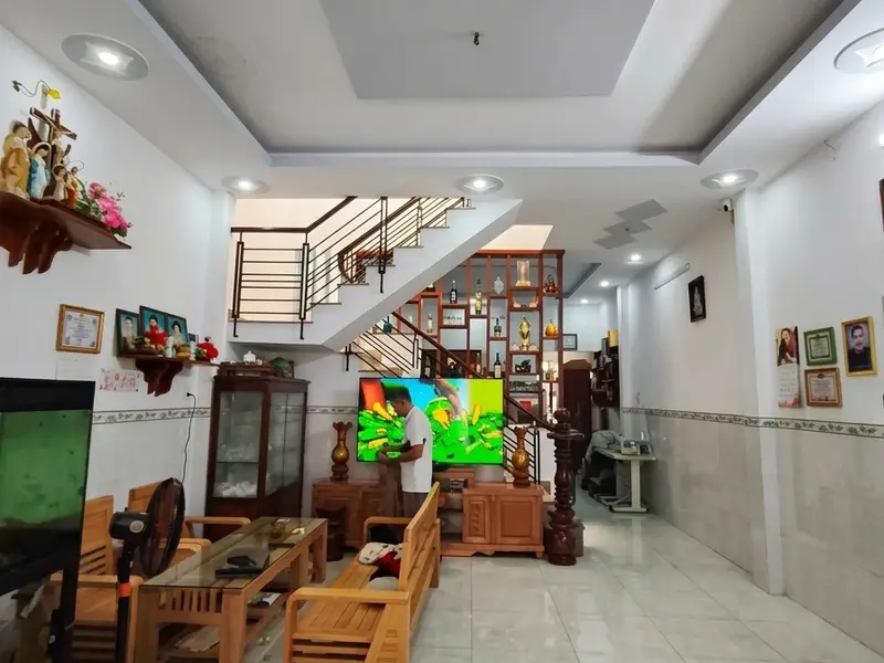 Nhà 2 tầng đường rộng, xe 7 chỗ thoải mái, khu phân lô Bà Điểm... Bán nhà riêng tại Bà Điểm, Hồ Chí Minh 01