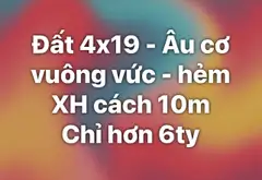 Đất Âu Cơ / Tân Bình - 4x20 - 10m ra hẻm xe tải - vuông vức đẹp - hẻm trước đất 4m rộng... Bán đất tại Bảy Hiền, Hồ Chí Minh 03