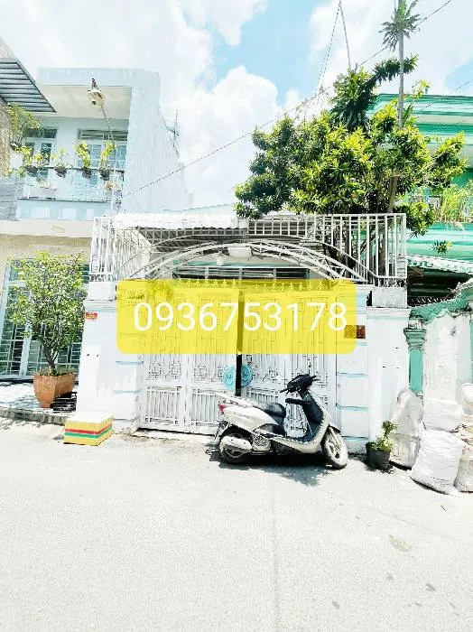 NHÀ TRỆT LỬNG - HẺM XE HƠI TRÁNH - SỔ VUÔNG VỨC - BỀ NGANG RỘNG 5M - 111M2 -8TY TL... Bán nhà riêng tại Thông Tây Hội, Hồ Chí Minh 01