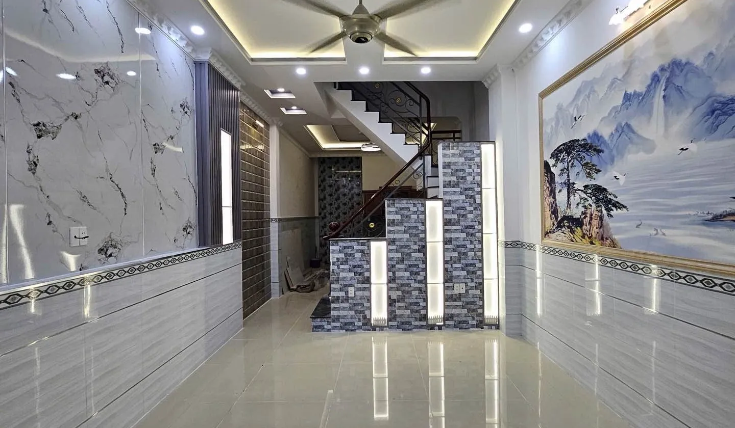 Mặt tiền kinh doanh cực đỉnh giáp Quận 6, 4 tầng BTCT xây mới, 72m² nhỉnh 9 tỷ... Bán nhà mặt phố tại Bình Trị Đông, Hồ Chí Minh 01