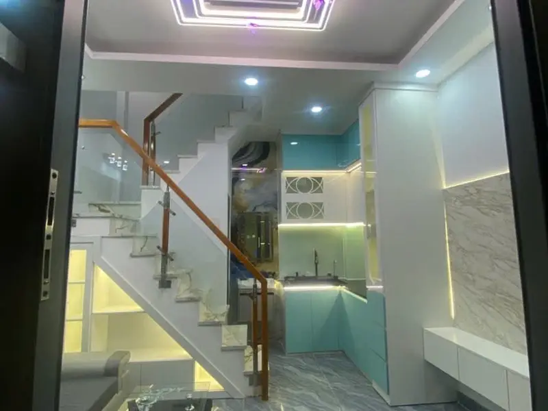 Nhỉnh 2 Tỷ -3tầng- 2 Phòng Ngủ - Nhà Mới Trung Tâm Quận 7,Hem Xe Hơi,... Bán nhà riêng tại Tân Hưng, Hồ Chí Minh 01