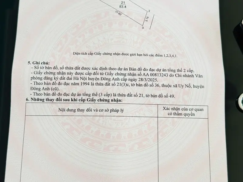 Bán đất 83.4m² khu vực Kính Nỗ, mặt tiền rộng, pháp lý rõ ràng, tiện đầu tư và an cư... Bán đất tại Thư Lâm, Hà Nội 01