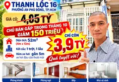 Hiếm Nhà Chính Chủ Thạnh Lộc Ngã Tư Ga Metro Số 4... Bán nhà riêng tại An Phú Đông, Hồ Chí Minh 01