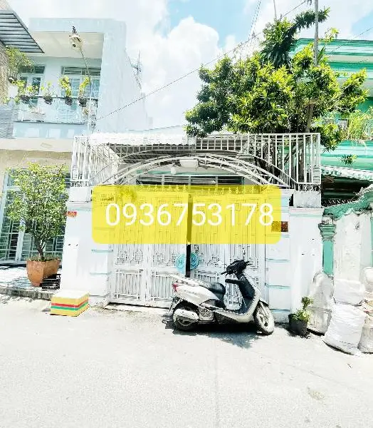 NHÀ TRỆT LỬNG - HẺM XE HƠI TRÁNH - SỔ VUÔNG VỨC - BỀ NGANG RỘNG 5M - 111M2 -8TY TL... Bán nhà riêng tại Thông Tây Hội, Hồ Chí Minh 01