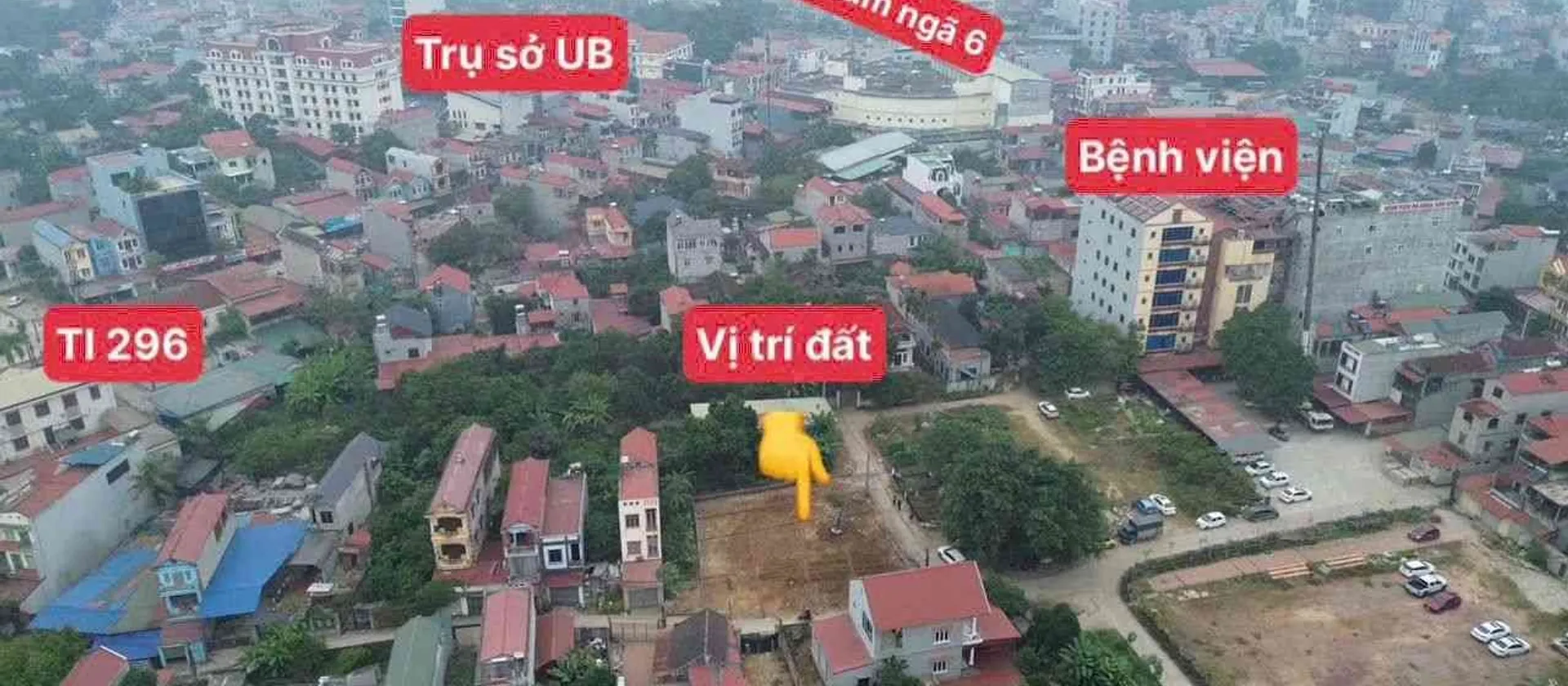 Bán đất 101,5m2 hướng Đông Nam tại trung tâm Hiệp Hòa... Bán đất tại Hiệp Hòa, Bắc Ninh 01