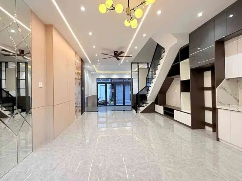 NHÀ PHỐ GẦN LÀNG ĐẠI HỌC, LÊ VĂN LƯƠNG NHÀ BÈ _ 4 TẦNG – NGANG 5M – 80M² – GARA Ô TÔ– CHỈ 10Đ NHỎ... Bán nhà riêng tại Hiệp Phước, Hồ Chí Minh 01