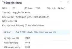 Nhà cấp 4 gác xép, 4 phòng ngủ, 2 mặt tiền tại Ngô Gia Tự... Bán nhà riêng tại Dĩ An, Hồ Chí Minh 09