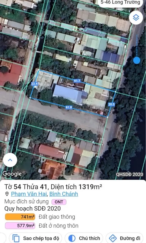 Bán nhà mặt phố xã Tân Vĩnh Lộc, TP.HCM, diện tích 295m², mặt tiền 20,5m, giá 26 tỷ đồng... Bán nhà mặt phố tại Tân Vĩnh Lộc, Hồ Chí Minh 01