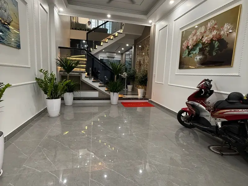 Nhà 4 tầng hiện đại tại trung tâm Quỳnh Hoàng - Đón ô tô vào nhà, nội thất đầy đủ... Bán nhà riêng tại An Dương, Hải Phòng 01