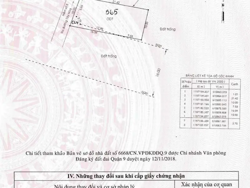 Lô đất vàng 10x23m tại Tây Hòa, giá tốt giảm ngay 300 triệu... Bán đất tại Phước Long, Hồ Chí Minh 01