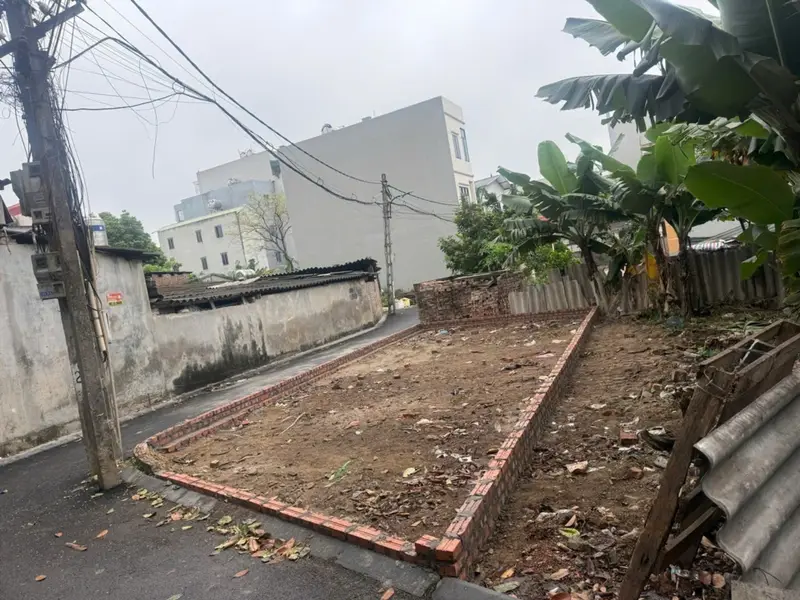 Bán đất lô góc Uy Nỗ, diện tích 46m2, ô tô vào tận nơi mặt tiền rộng 4,68m chỉ 3,x tỷ... Bán đất tại Đông Anh, Hà Nội 01