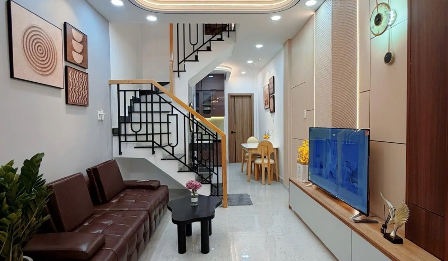 Bán nhà 2 tầng mới đẹp tại Cô Giang, khu dân cư an ninh, giá hợp lý... Bán nhà riêng tại Cầu Kiệu, Hồ Chí Minh 01