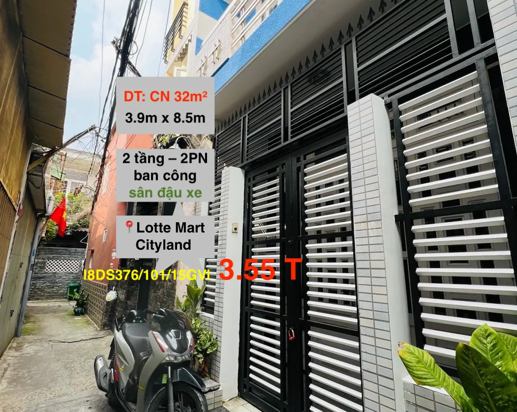 3.55 Tỷ - Nhà 32m2 - 5 bước ra hẻm xe hơi - Phường Thông Hội tây... Bán nhà riêng tại Thông Tây Hội, Hồ Chí Minh 01