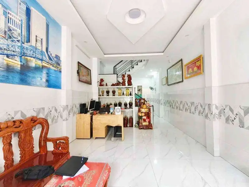 Bán nhà riêng 3 tầng tại phường Bình Trị Đông, Hồ Chí Minh, hẻm xe tải rộng 9m, diện tích 57m²... Bán nhà riêng tại Bình Trị Đông, Hồ Chí Minh 01