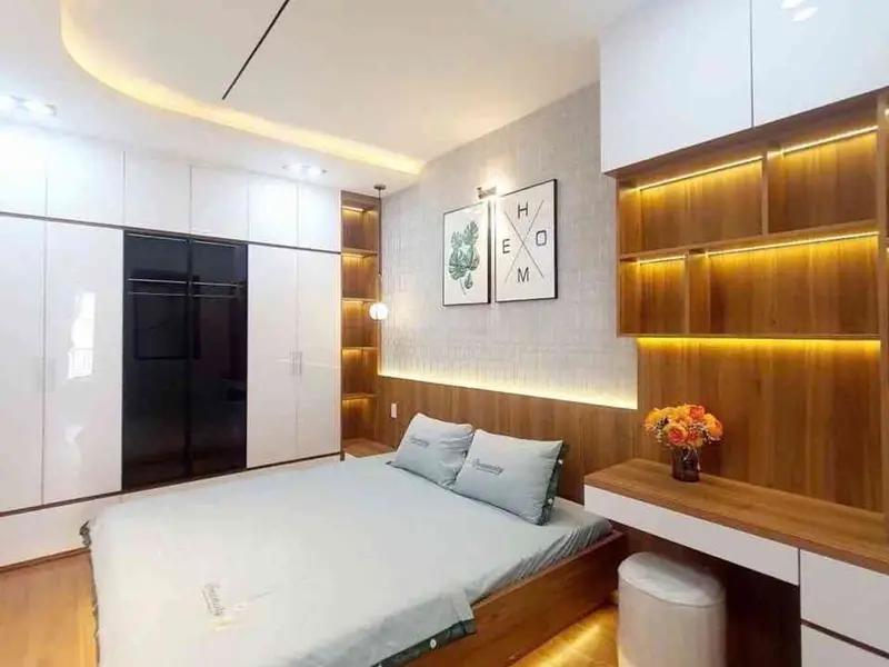 Khu đồng bộ nhà đẹp 5 tầng 4 phòng ngủ hẻm xe hơi 6M... Bán nhà riêng tại An Nhơn, Hồ Chí Minh 01