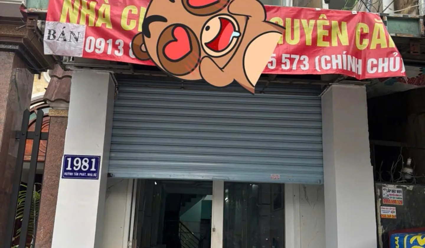 Bán nhà mặt phố 3 tầng tại xã Nhà Bè, Hồ Chí Minh, mặt tiền kinh doanh sầm uất... Bán nhà mặt phố tại Nhà Bè, Hồ Chí Minh 01