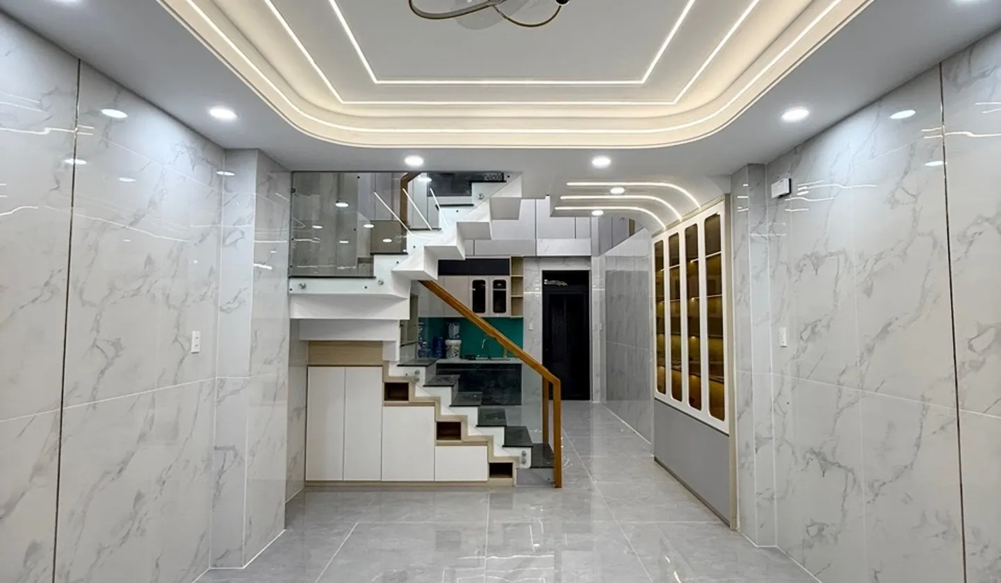 Nhà 5 tầng rộng 51m2 hướng Tây, hẻm xe hơi Bình Tân... Bán nhà riêng tại Bình Trị Đông, Hồ Chí Minh 01