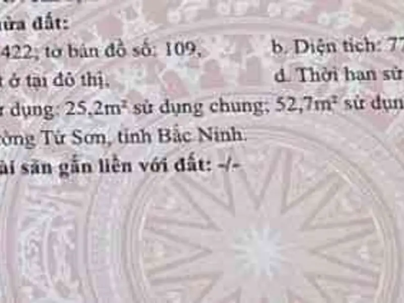 Bán đất phường Đình Bảng _Từ Sơn_ Bắc Ninh, mặt tiền rộng, pháp lý cơ sở... Bán đất tại Từ Sơn, Bắc Ninh 01