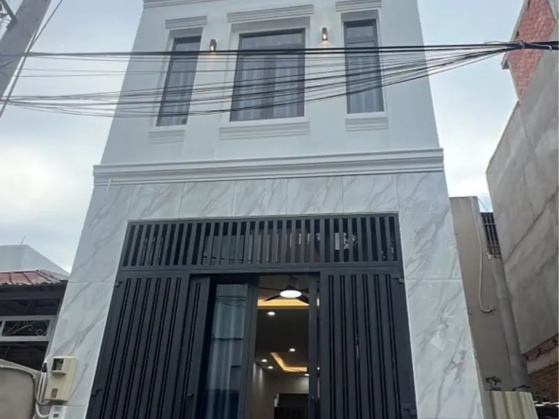 Nhà 4 tầng, 4 phòng ngủ, hẻm xe tải Thạnh Lộc Quận 12 giá 6.5 tỷ... Bán nhà riêng tại An Phú Đông, Hồ Chí Minh 01