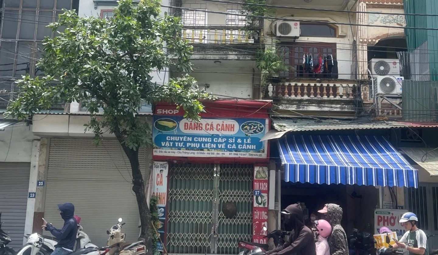 Nhà 3 tầng mặt chợ Cổ Điển Hải Bối giá tốt... Bán nhà mặt phố tại Thiên Lộc, Hà Nội 01