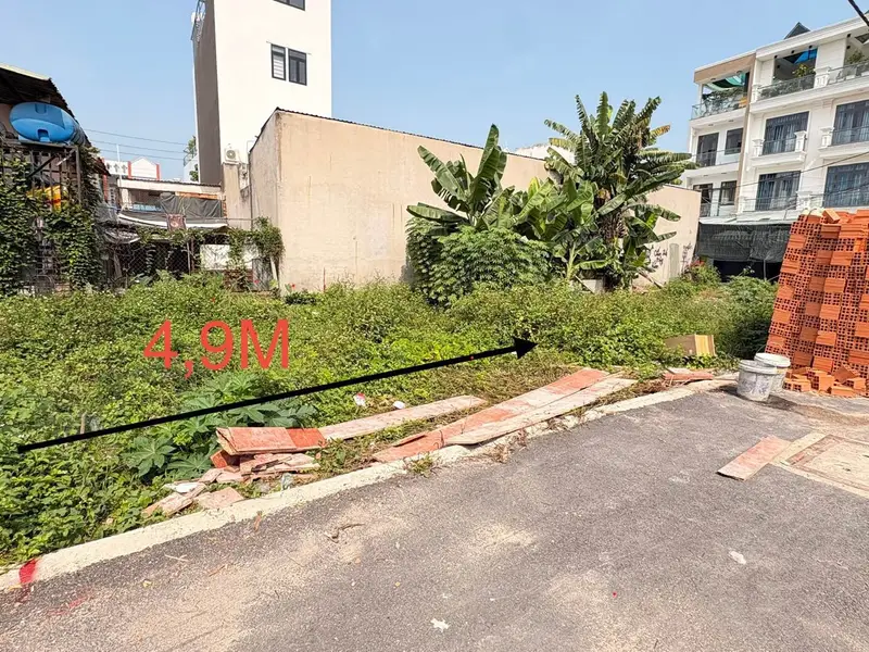 Bán đất khu phân lô 5x10 vuôn vức lọt khe , xung quanh xây cao 5 tầng... Bán đất tại Bình Tân, Hồ Chí Minh 01