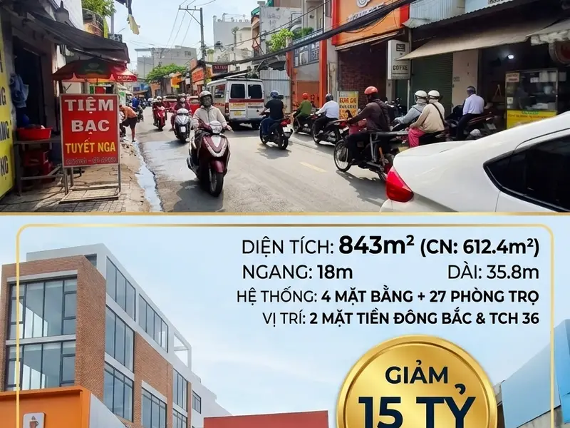 Mua là có ngay 100 Triệu/tháng – 4 Mặt bằng + 27 Phòng trọ Q12!... Bán nhà mặt phố tại Trung Mỹ Tây, Hồ Chí Minh 01