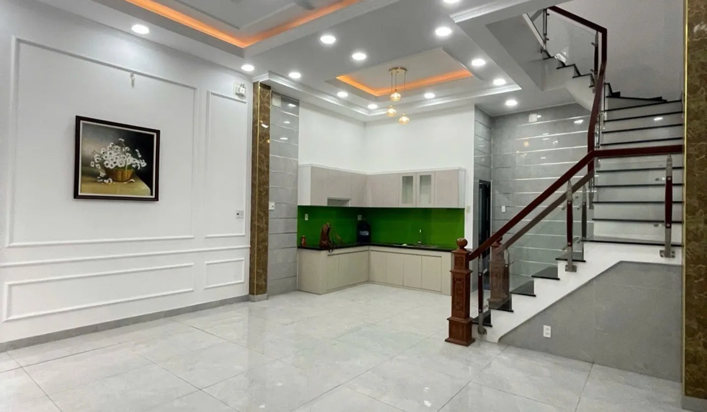 GIẢM GẤP 400TR BÁN NHÀ LIÊN KHU 4-5 BÌNH TÂN - GẦN KDC VĨNH LỘC 4 TẦNG 54M2 PHÒNG XÔNG HƠI GIÁ 5TY6... Bán nhà riêng tại Bình Tân, Hồ Chí Minh 01