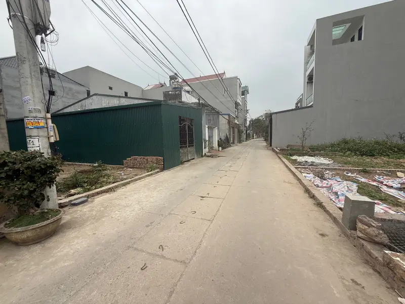 Bán đất 64m² hướng Nam tại Ấp Tre, ngõ ô tô thông, mặt tiền 4,5m, pháp lý cơ sở... Bán đất tại Quang Minh, Hà Nội 01