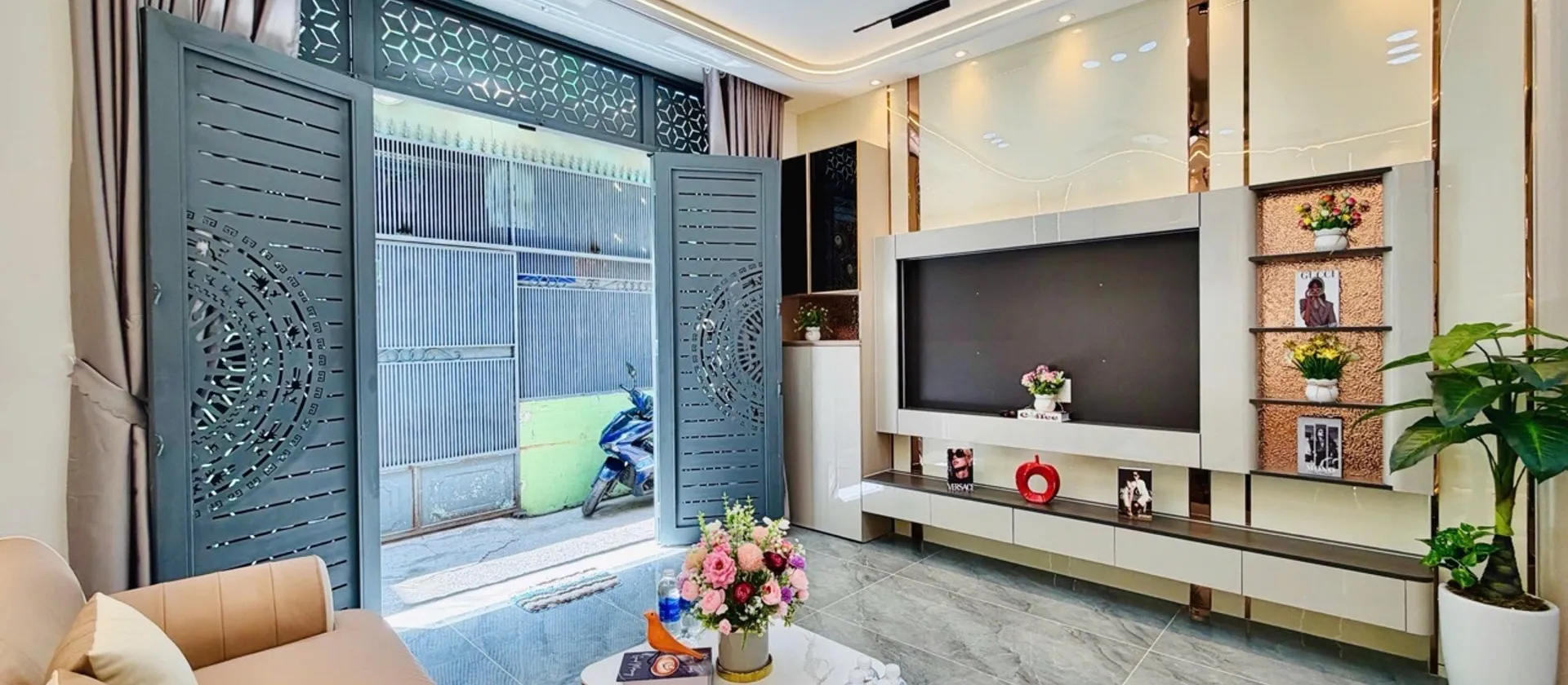 Bán nhà 2 tầng mới full nội thất ở Phường An Hội Tây, TP Hồ Chí Minh... Bán nhà riêng tại An Hội Tây, Hồ Chí Minh 01