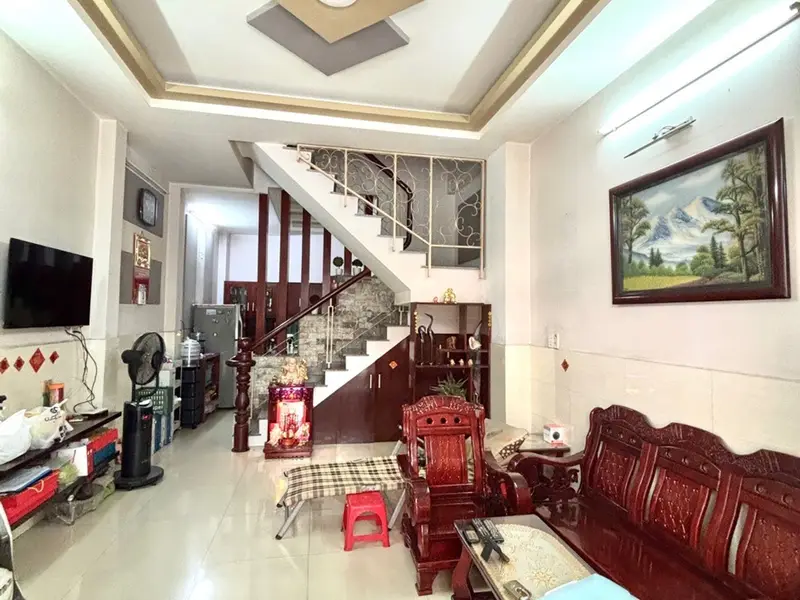 Bán nhà 3 tầng 4PN đường số 14, gần chợ Lê Văn Quới... Bán nhà riêng tại Bình Hưng Hòa, Hồ Chí Minh 01