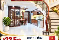 BÁN NHÀ TRẦN DUY HƯNG – 50M² – 7 TẦNG THANG MÁY – Ô TÔ QUA NHÀ – CHỈ 1 NHÀ RA PHỐ... Bán nhà riêng tại Yên Hòa, Hà Nội 01