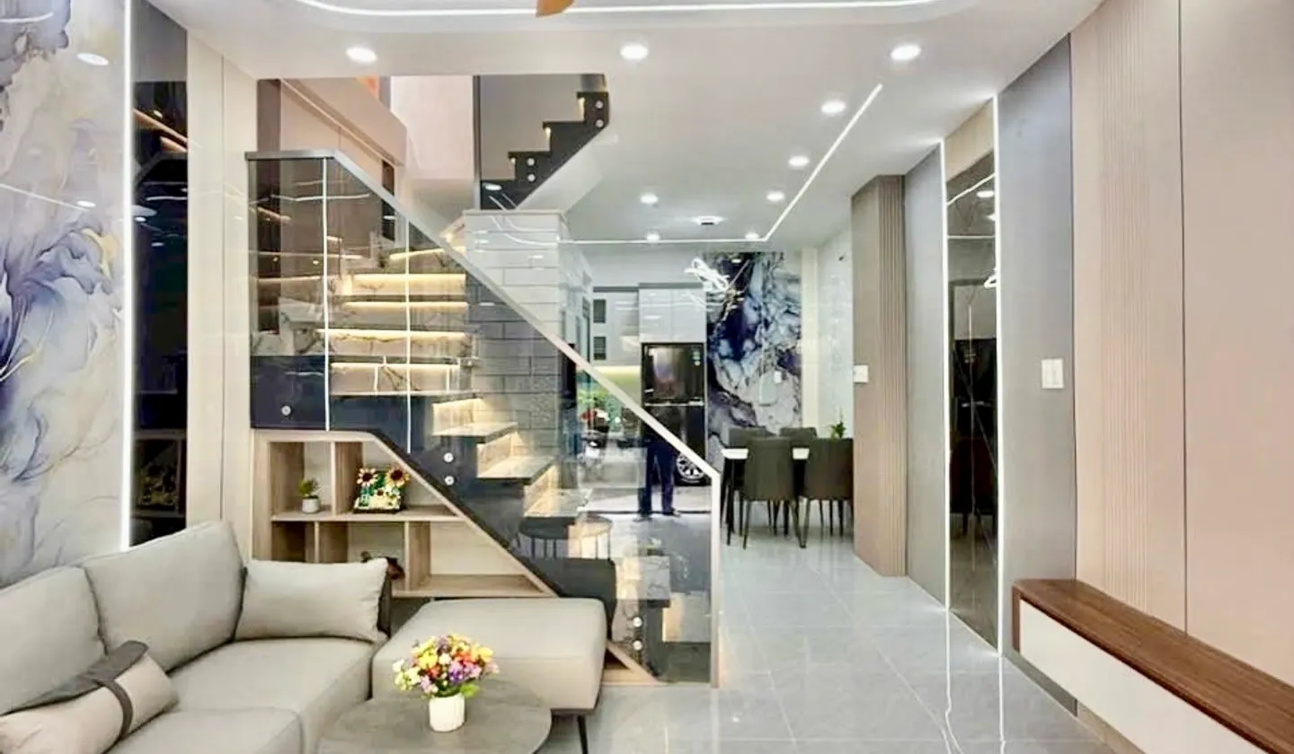 Chủ nhiệt bán nhà đẹp, Gò Vấp, Huỳnh Văn Nghệ, hẻm 5m, 2 tầng, DTSD 32m2, chỉ 4.X tỷ... Bán nhà riêng tại An Hội Tây, Hồ Chí Minh 01