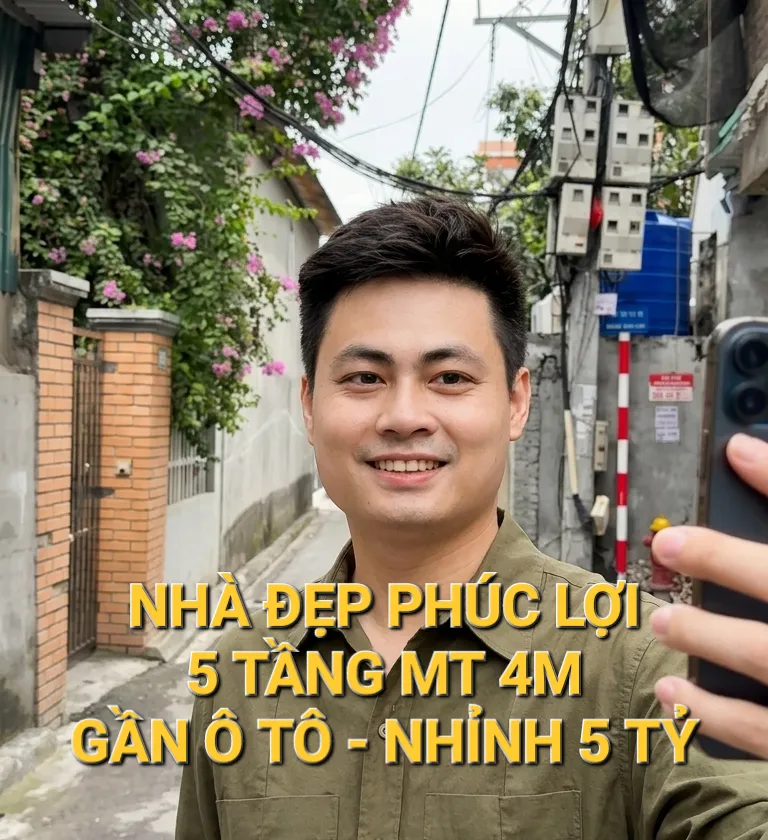 Nhà 5 tầng 3 phòng ngủ tại Phúc Lợi giá 5.8 tỷ... Bán nhà riêng tại Phúc Lợi, Hà Nội 01