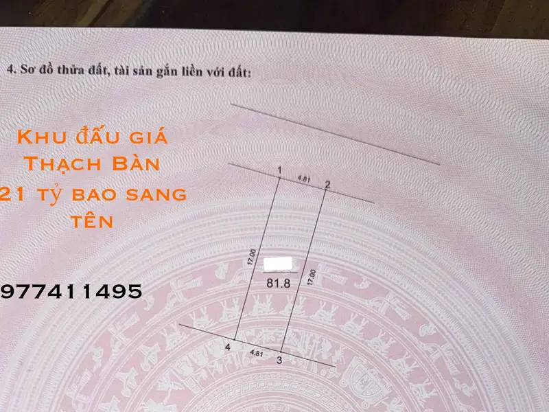 BÁN ĐẤT TẶNG NHÀ PHƯỜNG LONG BIÊN - VỈA HÈ PHÂN LÔ - HIẾM... Bán đất tại Long Biên, Hà Nội 01