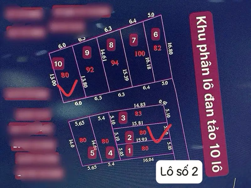 Bán đất 80m2 tại khu vực trung tâm, mặt tiền 5.1m, pháp lý rõ ràng... Bán đất tại Sóc Sơn, Hà Nội 01