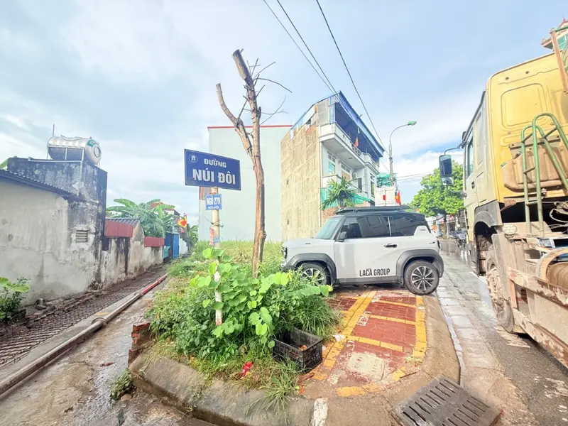 🏡 LÔ GÓC KINH DOANH ĐẸP – ĐƯỜNG NÚI ĐÔI, THỊ TRẤN SÓC SƠN - ĐẤT FULL THỔ - XÂY TOÀ VĂN PHÒNG CHO T... Bán đất tại Sóc Sơn, Hà Nội 01