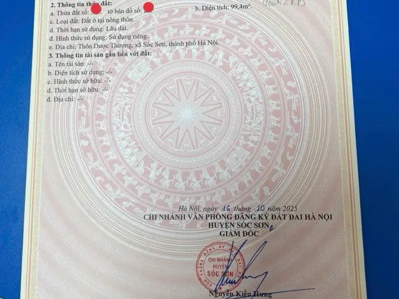 Đất Vàng 99.4m² - Cơ Hội Đầu Tư Vàng!... Bán đất tại Sóc Sơn, Hà Nội 01