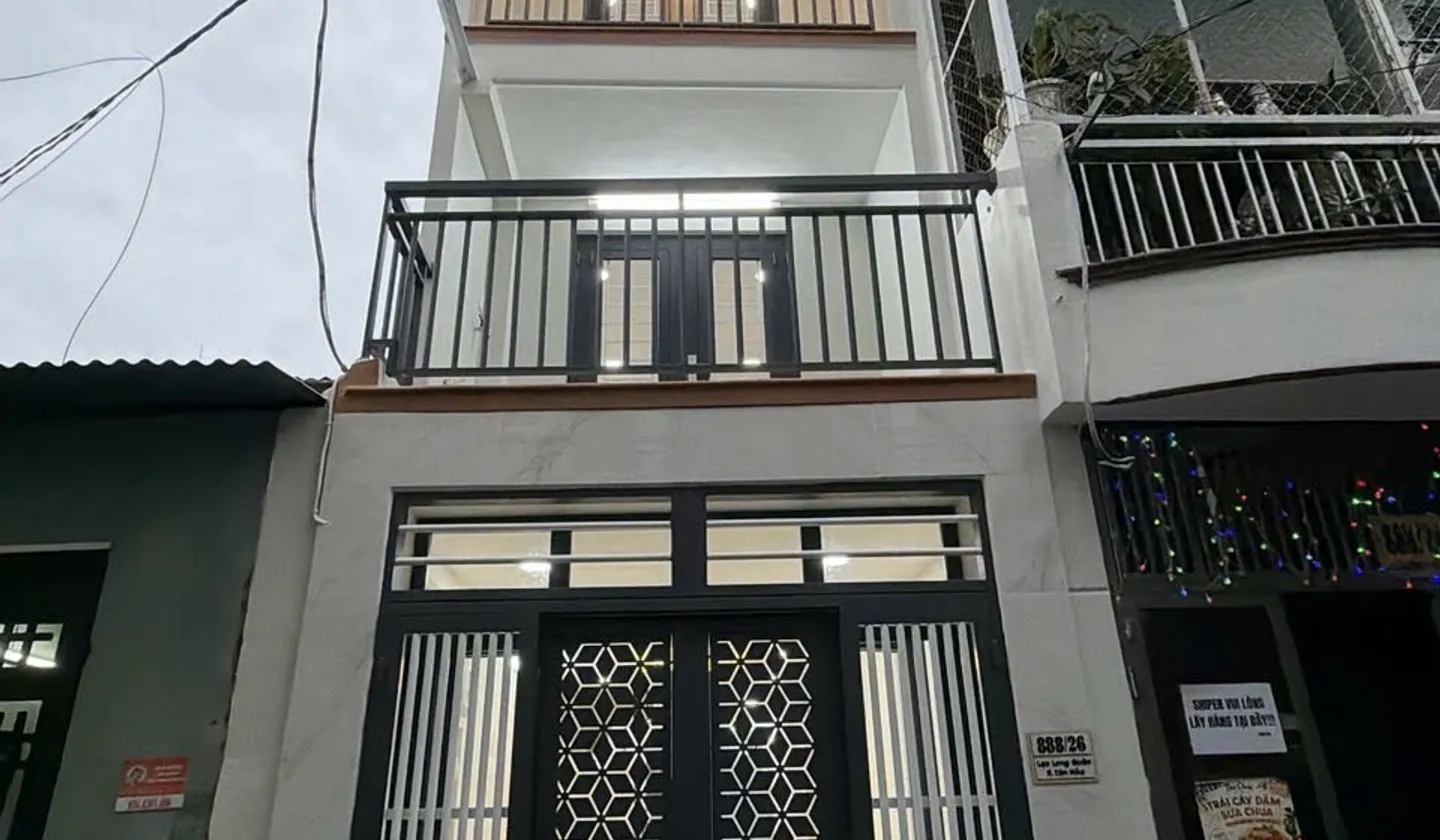 Bán nhà riêng 3 tầng tại phường Tân Hoà, diện tích 28.6 m², pháp lý đầy đủ chỉ 4.x tỷ... Bán nhà riêng tại Tân Hòa, Hồ Chí Minh 01