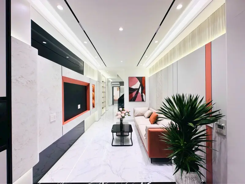 NHÀ MỚI 3 TẦNG, 3PN, GẦN 50M2 – FULL NỘI THẤT – CÓ PHÒNG TẦNG TRỆT , SÁT PMH Q7, HẺM Ô TÔ. CHỈ 5 T.... Bán nhà riêng tại Phú Thuận, Hồ Chí Minh 01