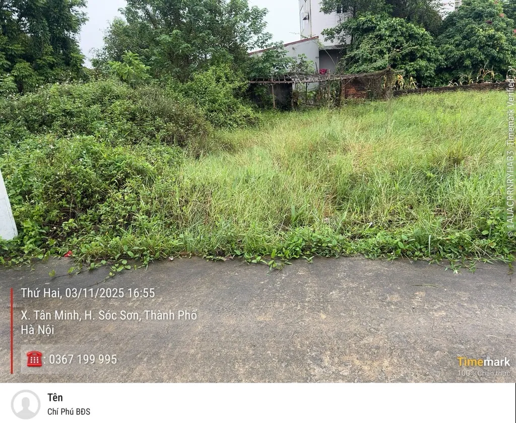 Bán đất thổ cư 56,5m² tại thôn Xuân Đồng, Sóc Sơn, Hà Nội, ô tô 7 chỗ đỗ cửa... Bán đất tại Sóc Sơn, Hà Nội 01