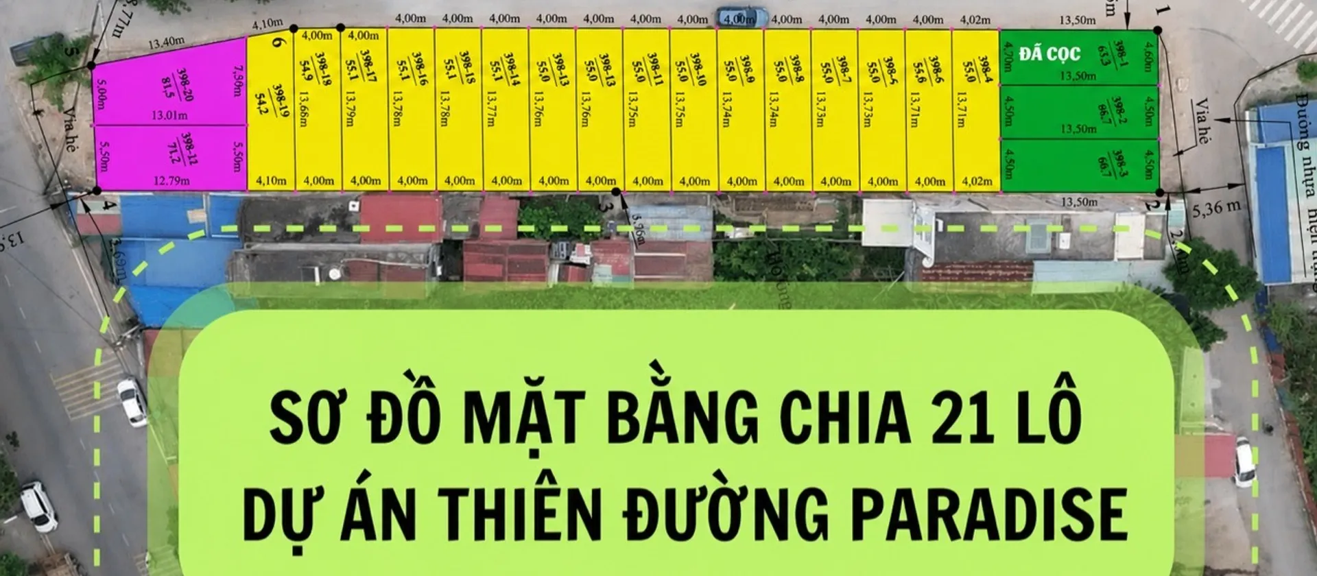 Bán đất dự án phân lô Thiên Đường Paradise gần nút giao trọng điểm với mặt tiền rộng 4m... Bán đất tại Hải An, Hải Phòng 01