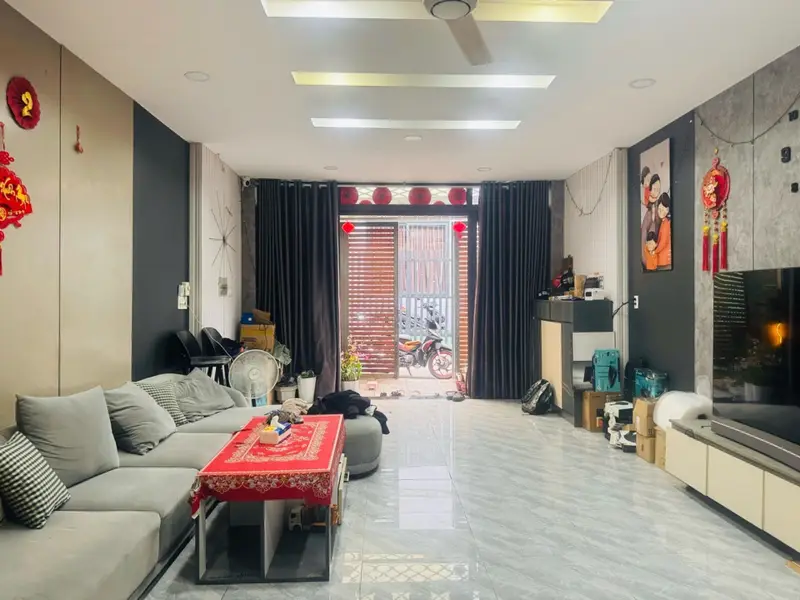 NHÀ MỚI 2 TẦNG–HẺM Ô TÔ ĐƯỜNG TÔ NGỌC VÂN – TAM BÌNH, TĐ- DT:75m2(4,5m x 17m)- chỉ : 5.5 tỷ TL- SỔ... Bán nhà riêng tại Tam Bình, Hồ Chí Minh 01