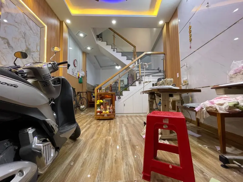 nhà riêng 4 tầng tại Huỳnh Thị Hai Quận 12, hẻm ô tô thông, 4 phòng ngủ(M6).... Bán nhà riêng tại Trung Mỹ Tây, Hồ Chí Minh 01