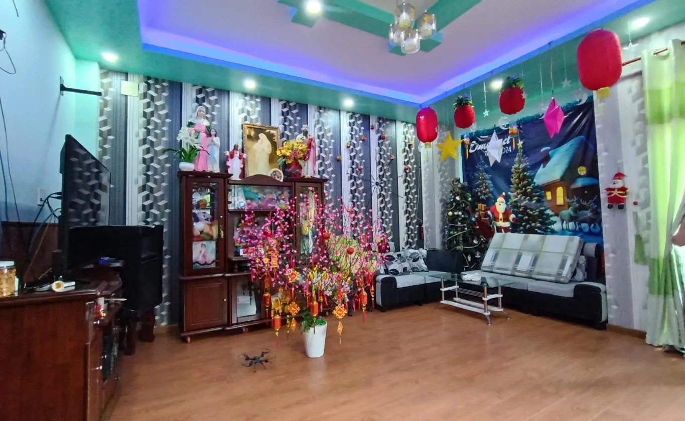 NHÀ 4 TẦNG BTCT LÊ ĐỨC THỌ GÒ VẤP, NGANG KHỦNG 5M, SỔ VUÔNG 98M2, GIÁ 12 TỶ... Bán nhà riêng tại An Hội Tây, Hồ Chí Minh 01