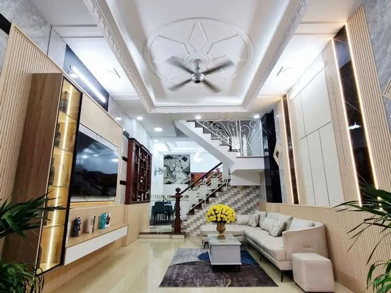 🔥 BÁN NHÀ 4 TẦNG - 50m2 - HẺM VIP XE HƠI TRÁNH – KHU ĐỒNG BỘ - FULL NỘI THẤT- TÂN THỚI HIỆP- Q12... Bán nhà riêng tại Tân Thới Hiệp, Hồ Chí Minh 01