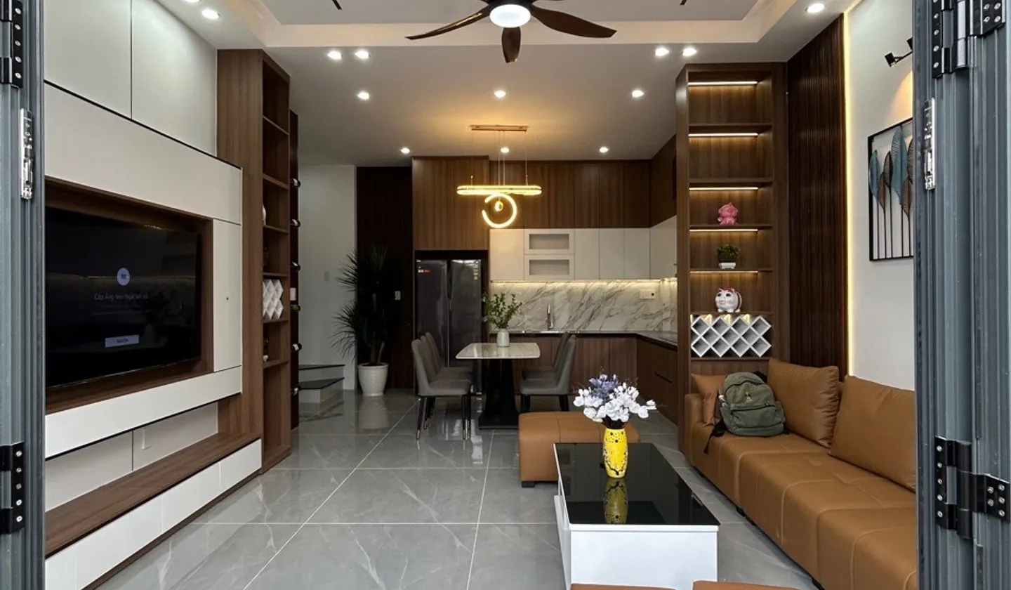 Bán nhà 3 tầng mới hoàn thiện tại Phường An Khê, Đà Nẵng, diện tích 87.2 m²... Bán nhà riêng tại An Khê, Đà Nẵng 01