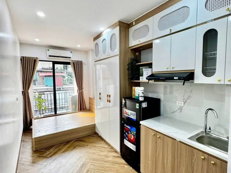 Căn hộ dòng tiền Hoàng Mai - Đền Lừ - 8 TẦNG - XÂY MỚI - THANG MÁY - 12 PHÒNG - Ô TÔ ĐỖ CỔNG... Bán chung cư mini tại Hoàng Mai, Hà Nội 01