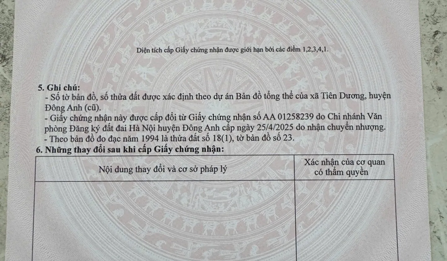Cơ hội sở hữu đất thổ cư mặt tiền 4m quận HOT, giá tốt nhất thị trường... Bán đất tại Phúc Thịnh, Hà Nội 01