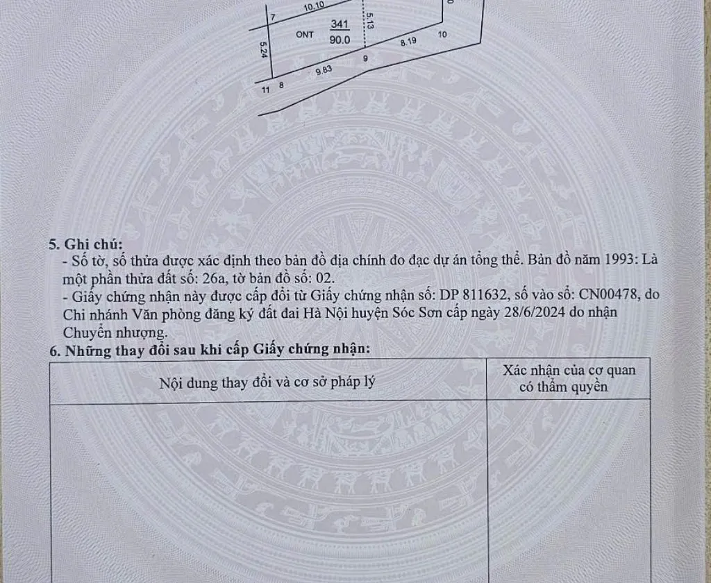 Bán đất 90m2 xã Vệ Linh, lô góc ô tô đi vào, gần đường đôi... Bán đất tại Sóc Sơn, Hà Nội 01